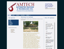 Tablet Screenshot of amtechmachine.com